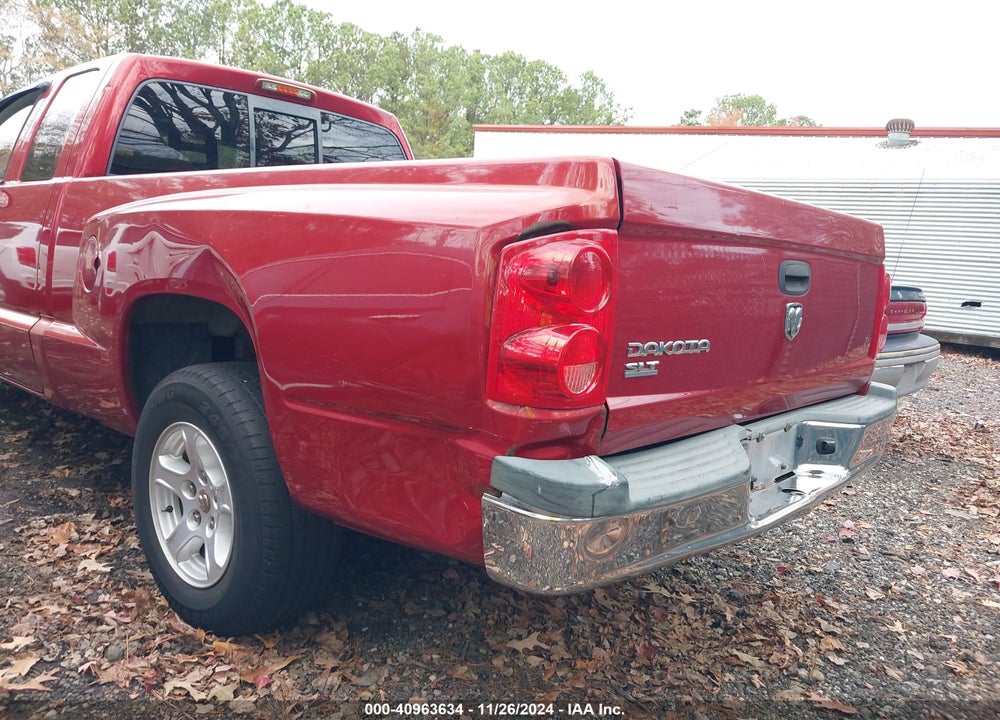2006 DODGE DAKOTA SLT VIN: 1D7HE42K36S581135
