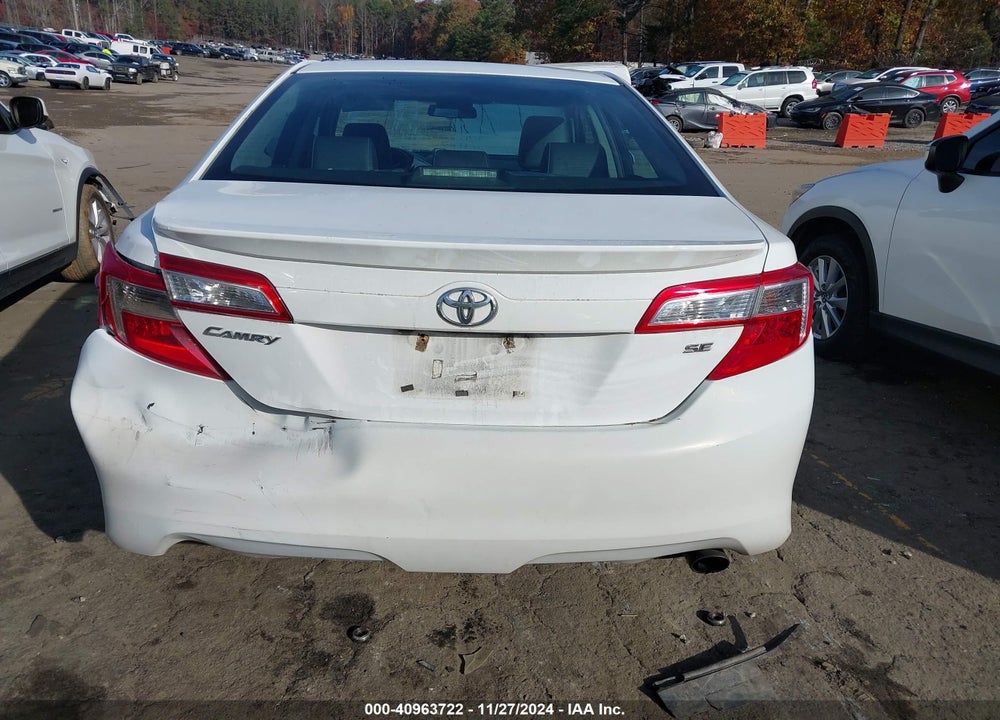 2013 TOYOTA CAMRY SE VIN: 4T1BF1FKXDU279215