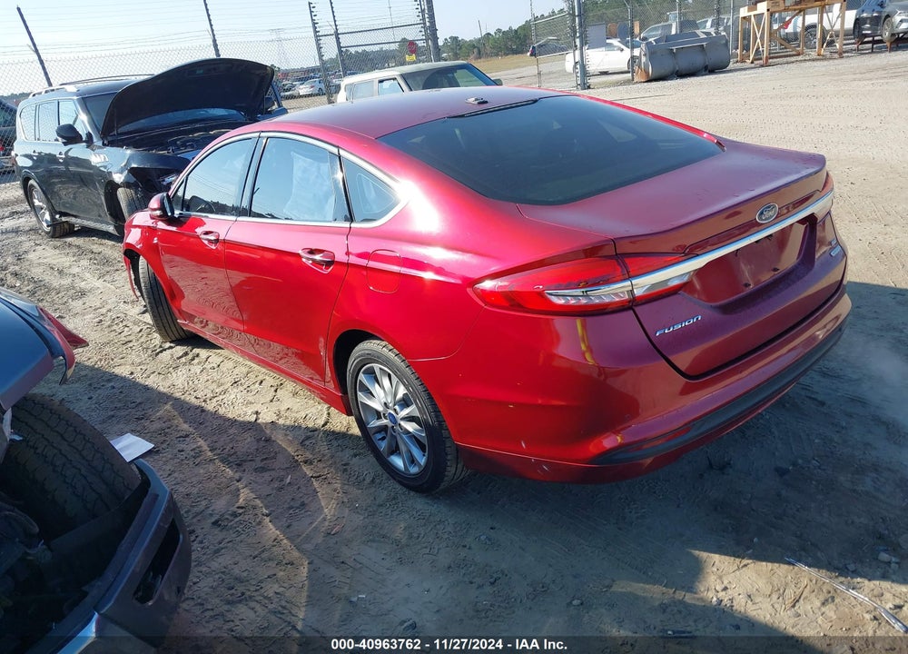 2017 FORD FUSION SE VIN: 3FA6P0HD5HR339237