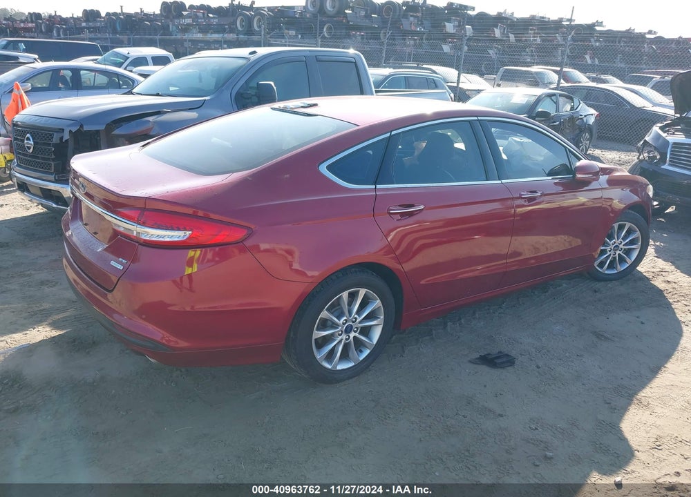 2017 FORD FUSION SE VIN: 3FA6P0HD5HR339237
