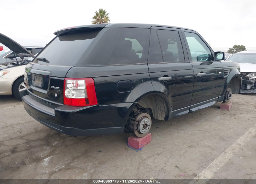 2009 LAND ROVER RANGE ROVER SPORT HSE VIN: SALSF25479A212862