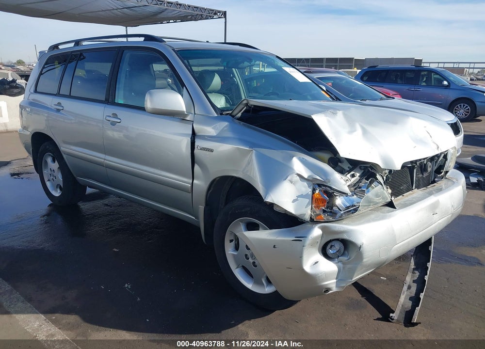 2005 TOYOTA HIGHLANDER LIMITED V6 VIN: JTEEP21A550109626
