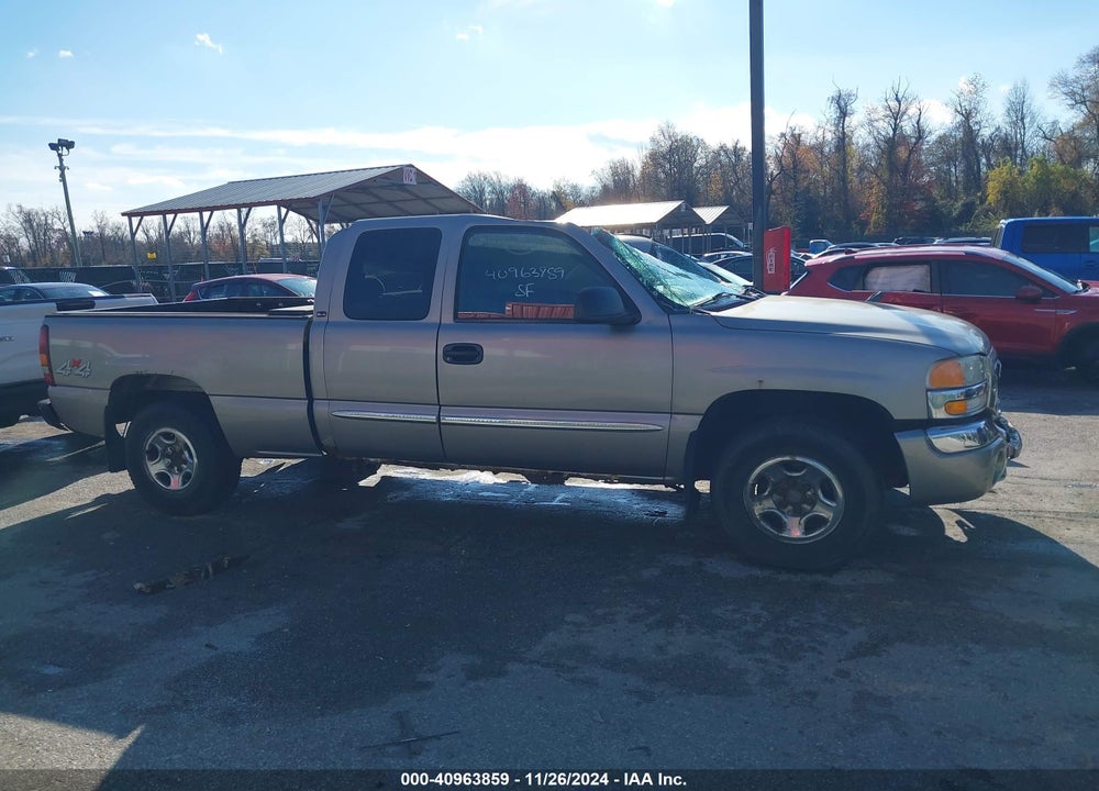 2003 GMC SIERRA 1500 SLE VIN: 1GTEK19T63E253740