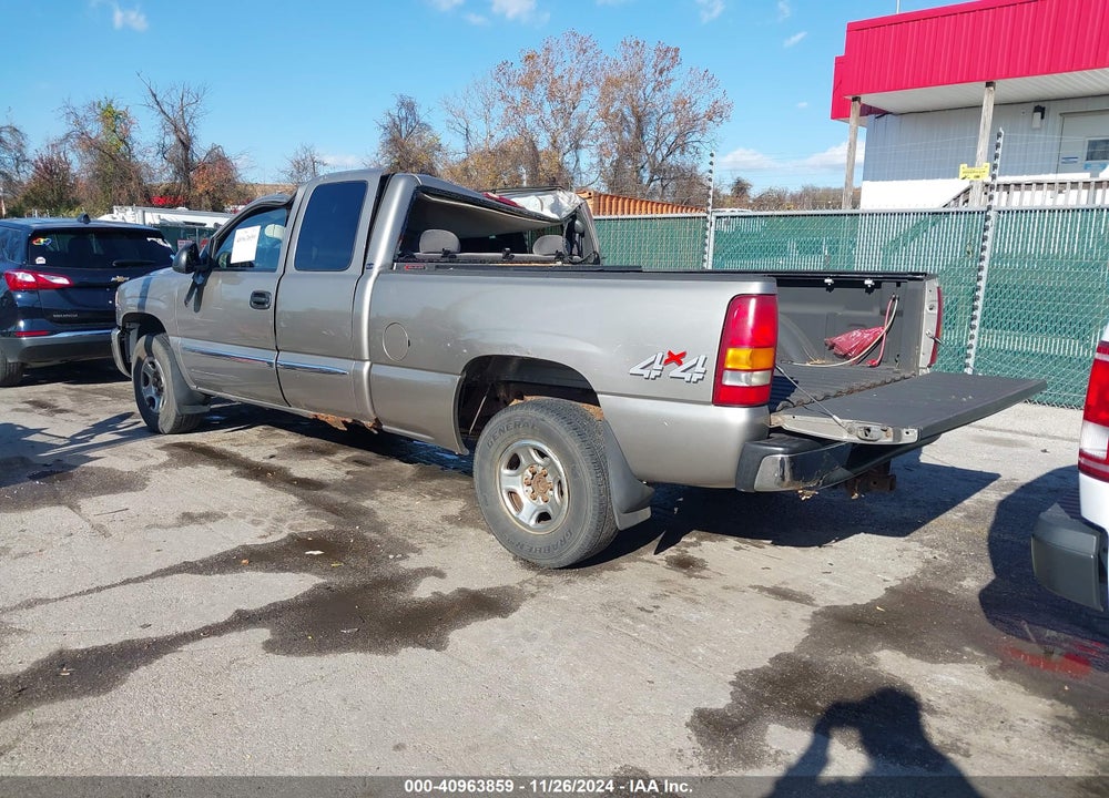2003 GMC SIERRA 1500 SLE VIN: 1GTEK19T63E253740