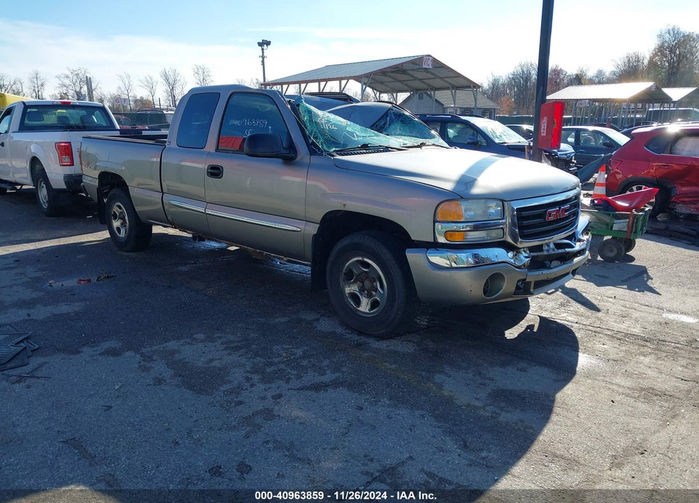 2003 GMC SIERRA 1500 SLE VIN: 1GTEK19T63E253740