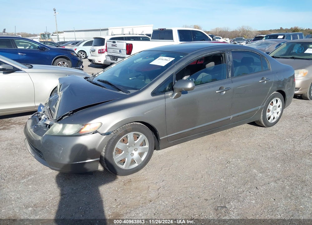 2008 HONDA CIVIC LX VIN: 2HGFA155X8H329153