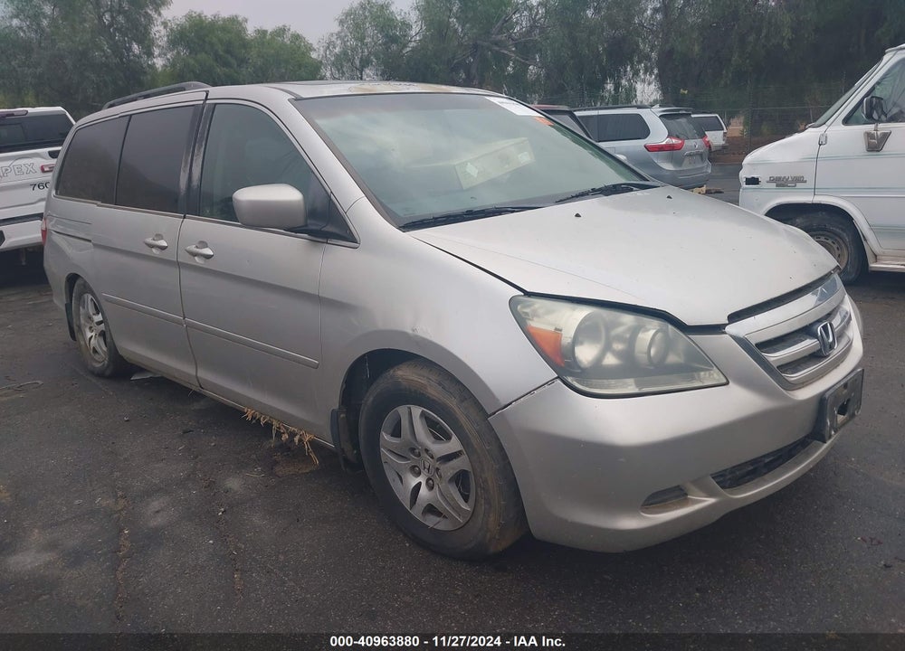 2007 HONDA ODYSSEY EX-L VIN: 5FNRL38697B423163