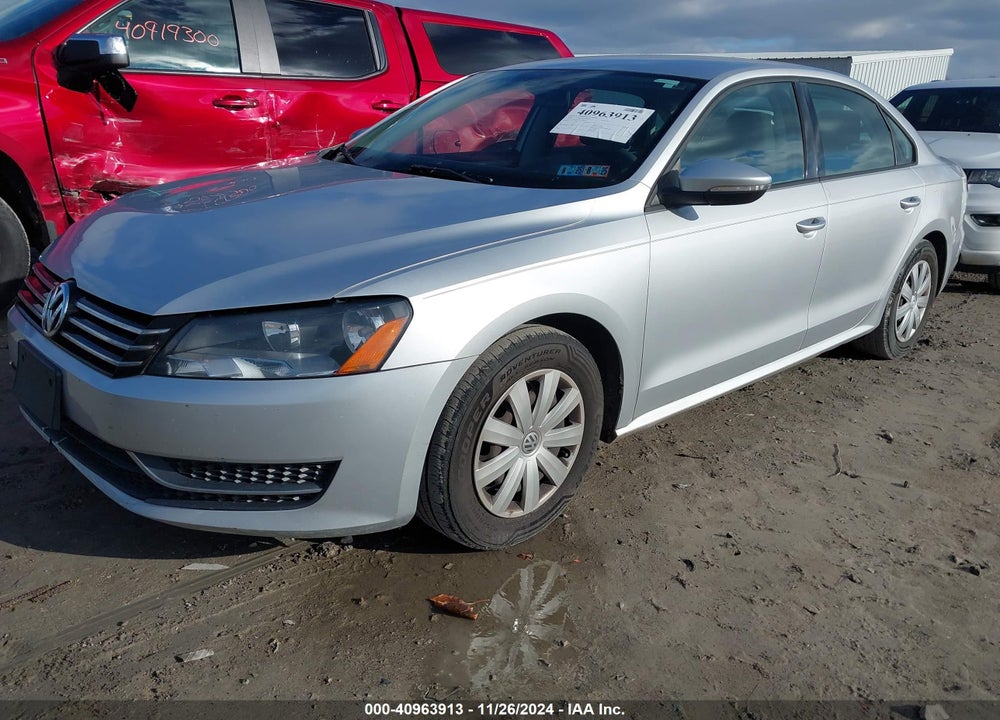 2012 VOLKSWAGEN PASSAT 2.5L S VIN: 1VWAP7A36CC058244