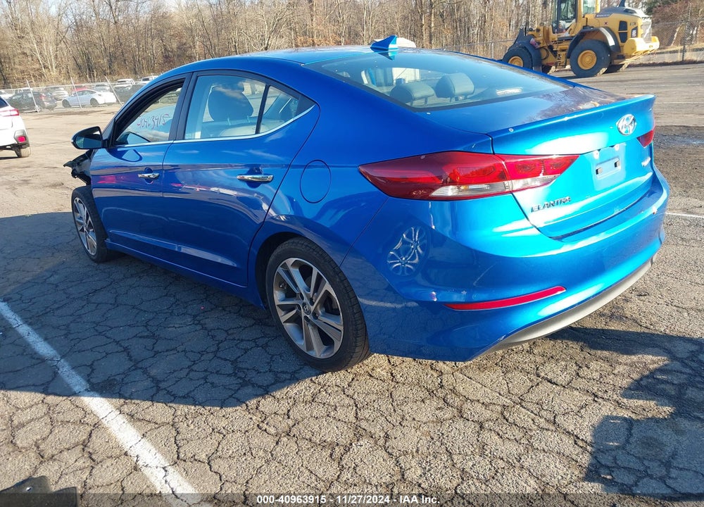 2017 HYUNDAI ELANTRA LIMITED VIN: 5NPD84LF8HH114327