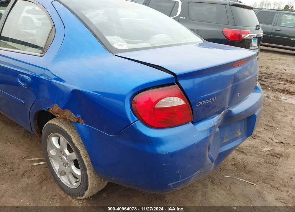 2005 DODGE NEON SXT VIN: 1B3ES56CX5D166896