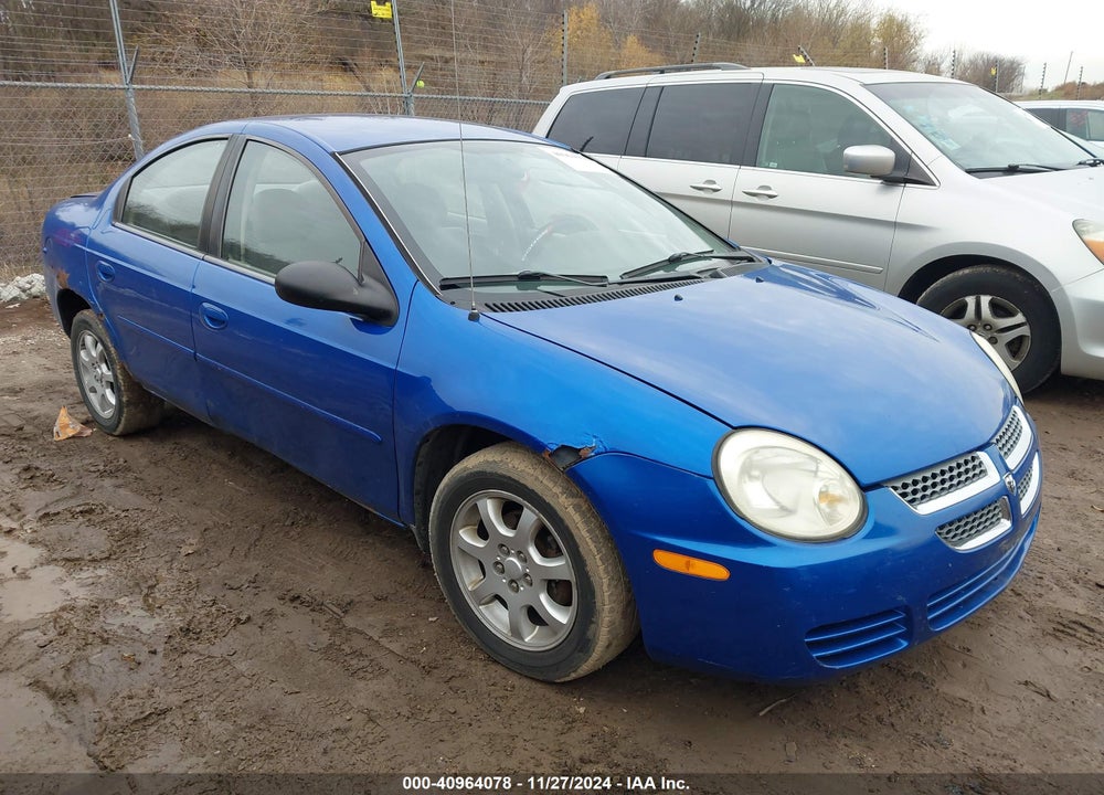 2005 DODGE NEON SXT VIN: 1B3ES56CX5D166896