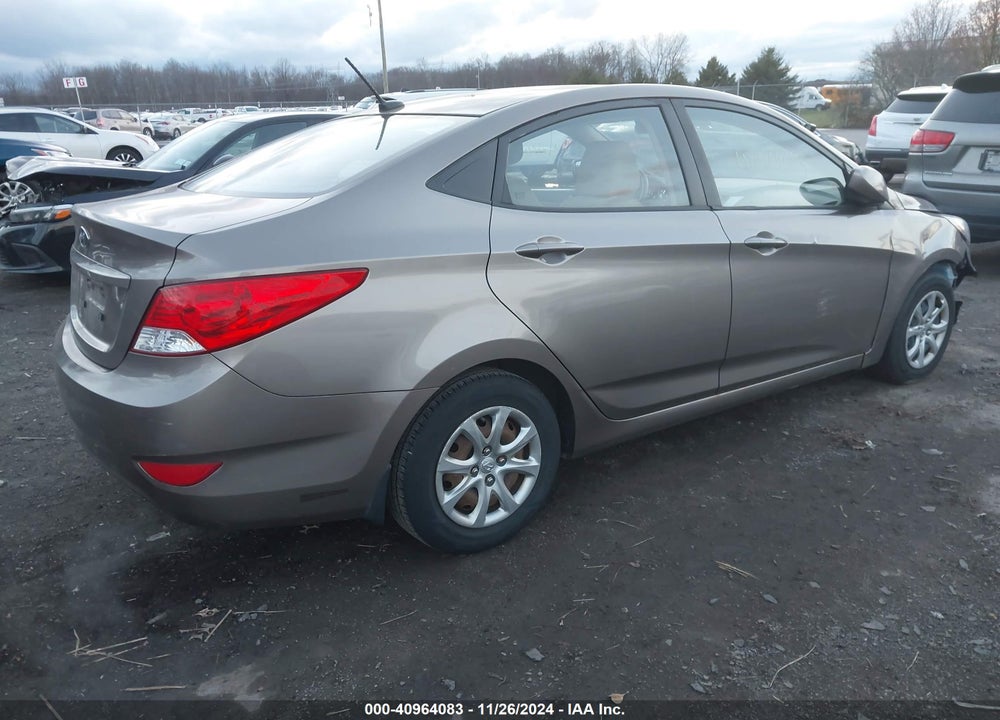 2013 HYUNDAI ACCENT GLS VIN: KMHCT4AE3DU314189