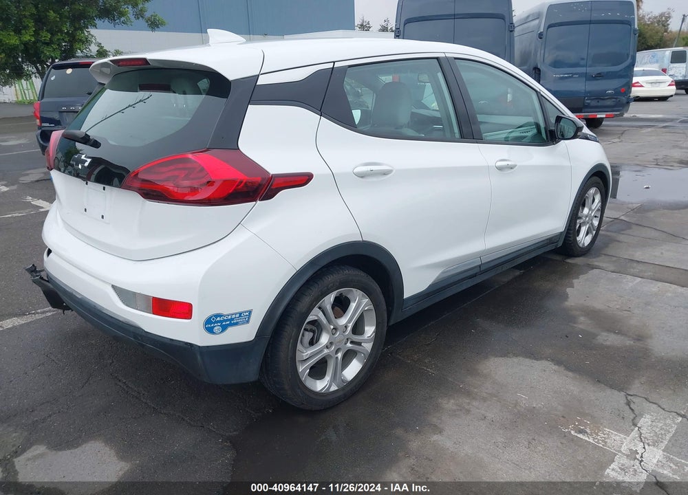 2018 CHEVROLET BOLT EV LT VIN: 1G1FW6S06J4137004