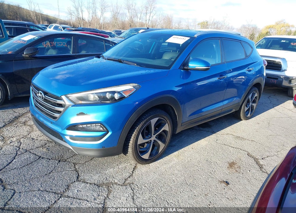 2016 HYUNDAI TUCSON LIMITED VIN: KM8J3CA26GU030194