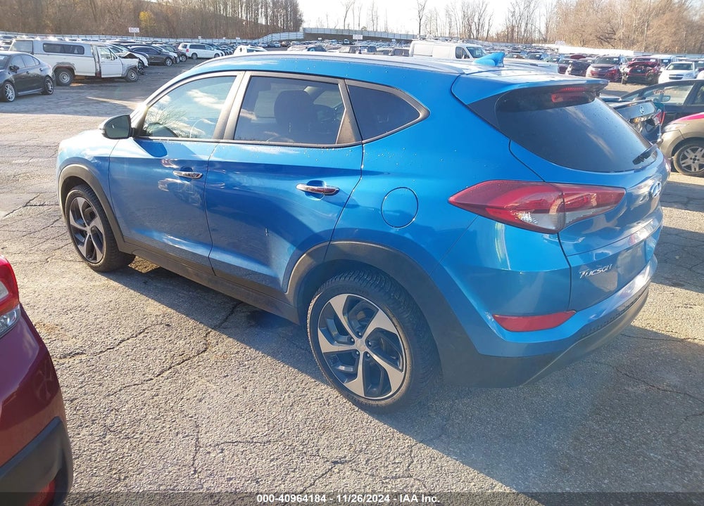 2016 HYUNDAI TUCSON LIMITED VIN: KM8J3CA26GU030194