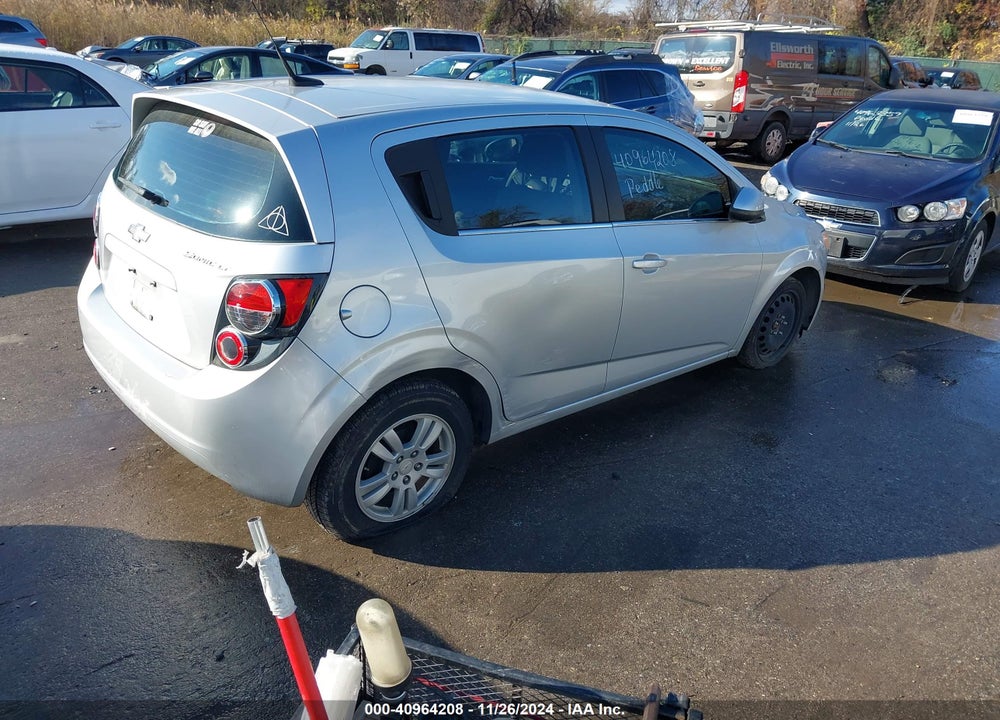 2012 CHEVROLET SONIC 2LT VIN: 1G1JC6SH0C4137205