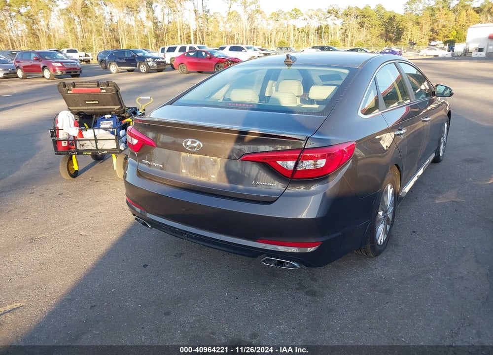 2015 HYUNDAI SONATA LIMITED VIN: 5NPE34AF4FH128955