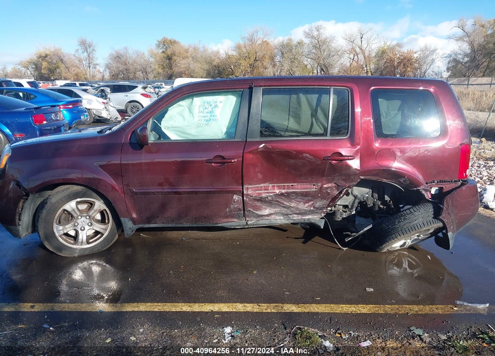 2012 HONDA PILOT EX-L VIN: 5FNYF4H6XCB027701