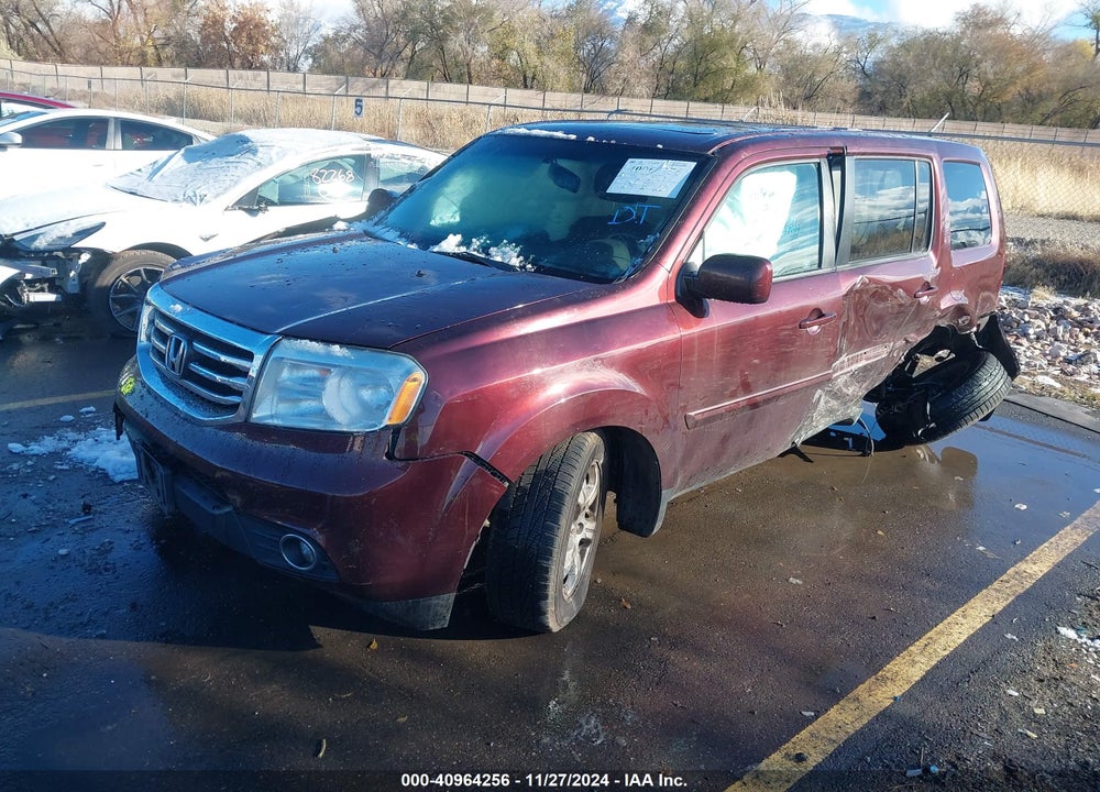 2012 HONDA PILOT EX-L VIN: 5FNYF4H6XCB027701