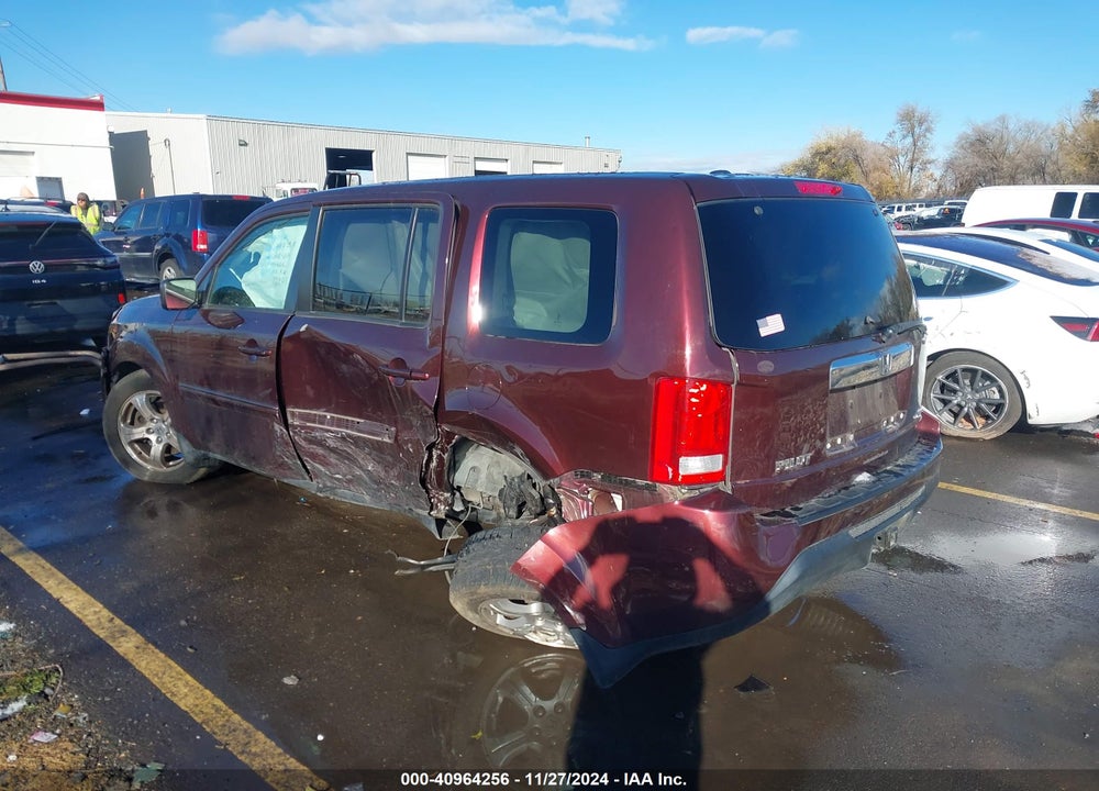 2012 HONDA PILOT EX-L VIN: 5FNYF4H6XCB027701