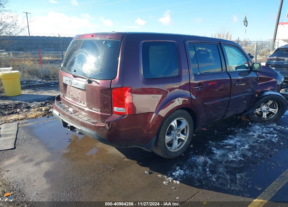 2012 HONDA PILOT EX-L VIN: 5FNYF4H6XCB027701