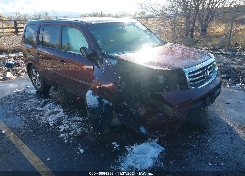 2012 HONDA PILOT EX-L VIN: 5FNYF4H6XCB027701