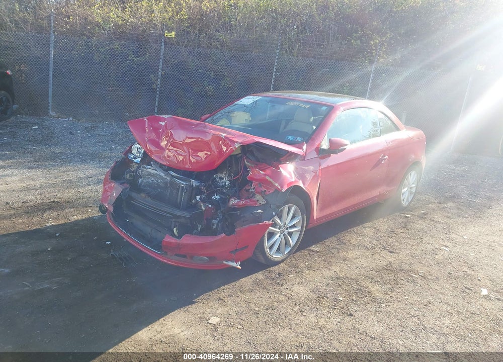2013 VOLKSWAGEN EOS KOMFORT VIN: WVWBW8AHXDV005953