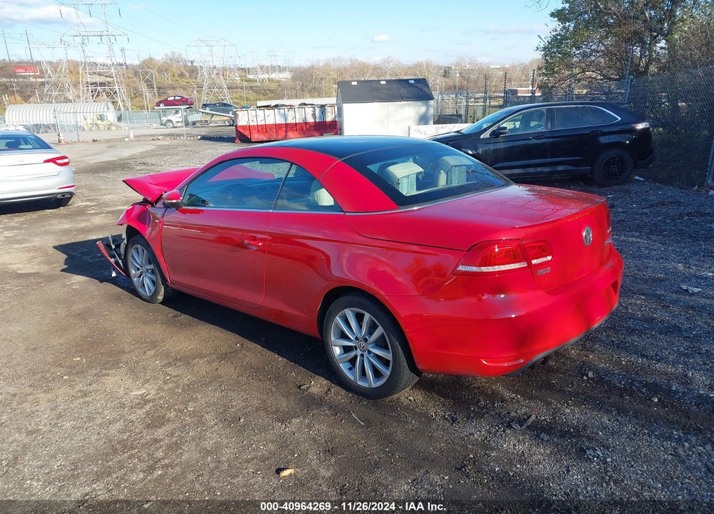 2013 VOLKSWAGEN EOS KOMFORT VIN: WVWBW8AHXDV005953