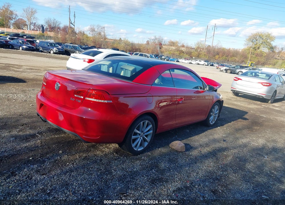 2013 VOLKSWAGEN EOS KOMFORT VIN: WVWBW8AHXDV005953