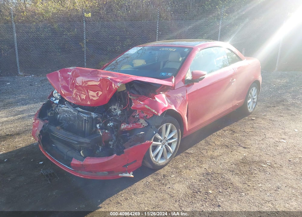 2013 VOLKSWAGEN EOS KOMFORT VIN: WVWBW8AHXDV005953