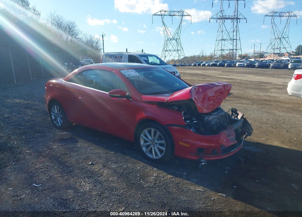 2013 VOLKSWAGEN EOS KOMFORT VIN: WVWBW8AHXDV005953