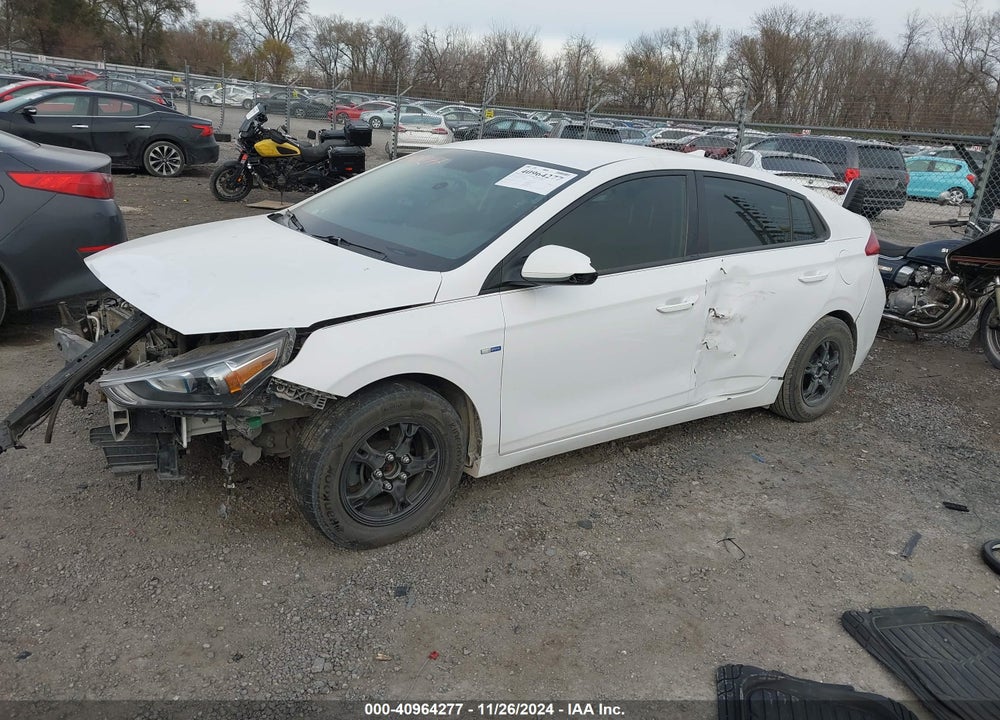 2017 HYUNDAI IONIQ HYBRID BLUE VIN: KMHC65LC0HU047737