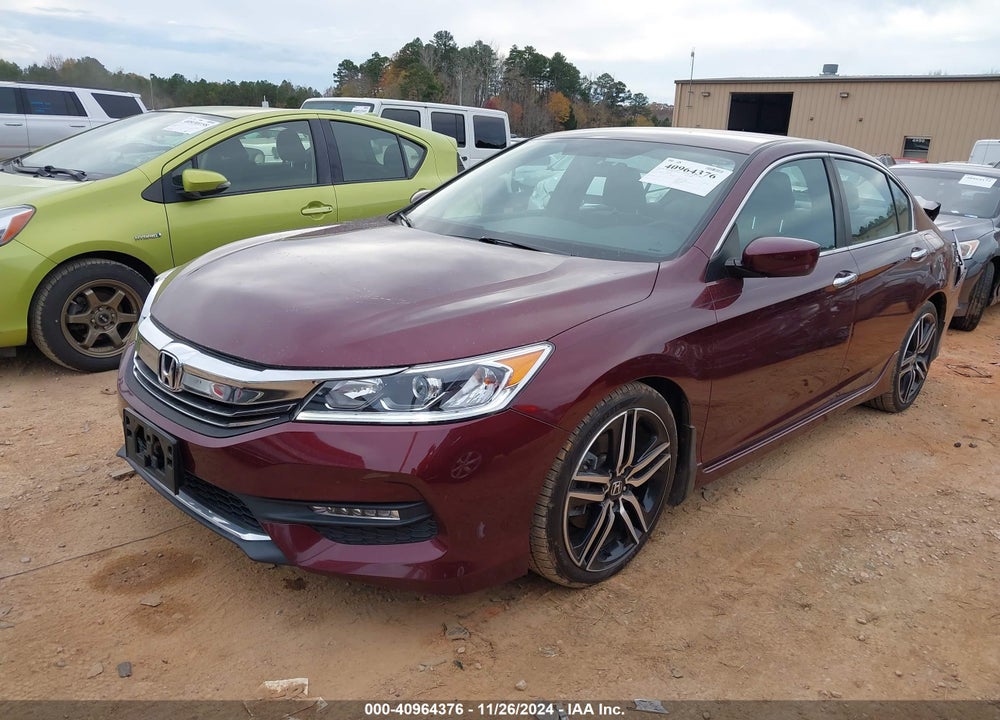 2017 HONDA ACCORD SPORT SE VIN: 1HGCR2F17HA055762
