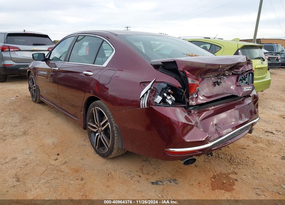 2017 HONDA ACCORD SPORT SE VIN: 1HGCR2F17HA055762