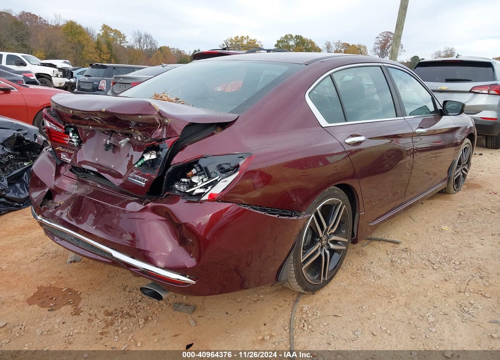 2017 HONDA ACCORD SPORT SE VIN: 1HGCR2F17HA055762