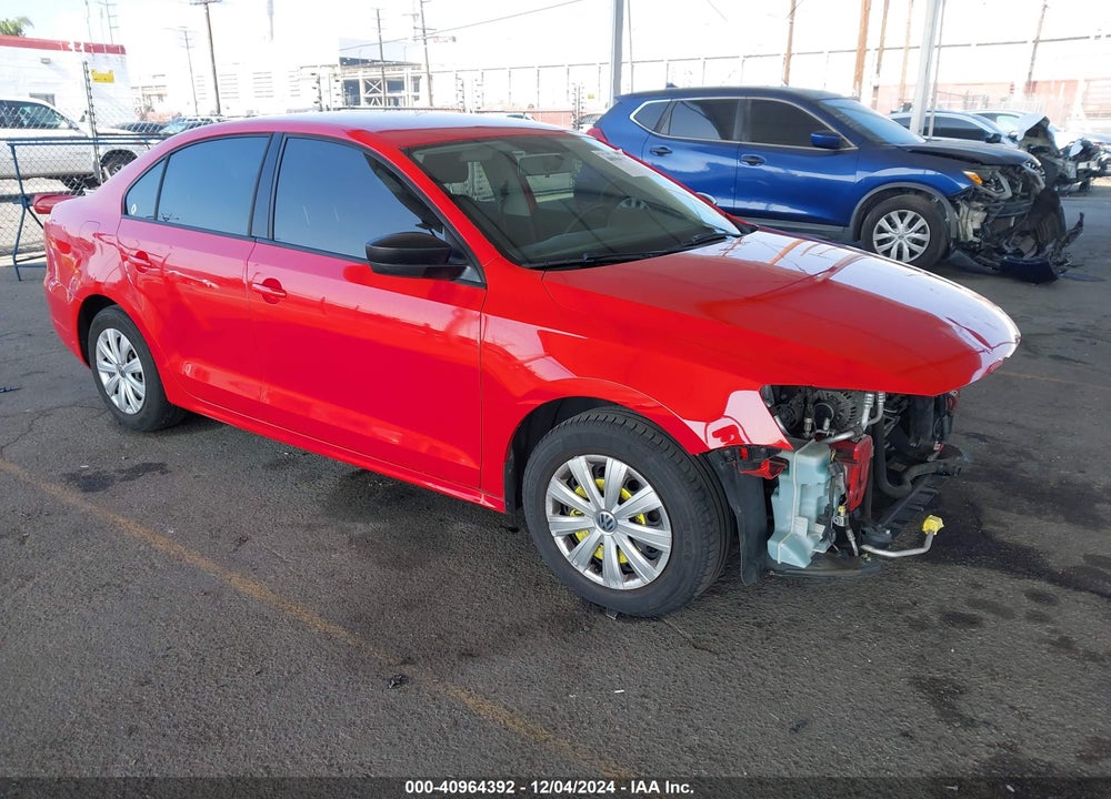 2014 VOLKSWAGEN JETTA 2.0L S VIN: 3VW2K7AJXEM433944