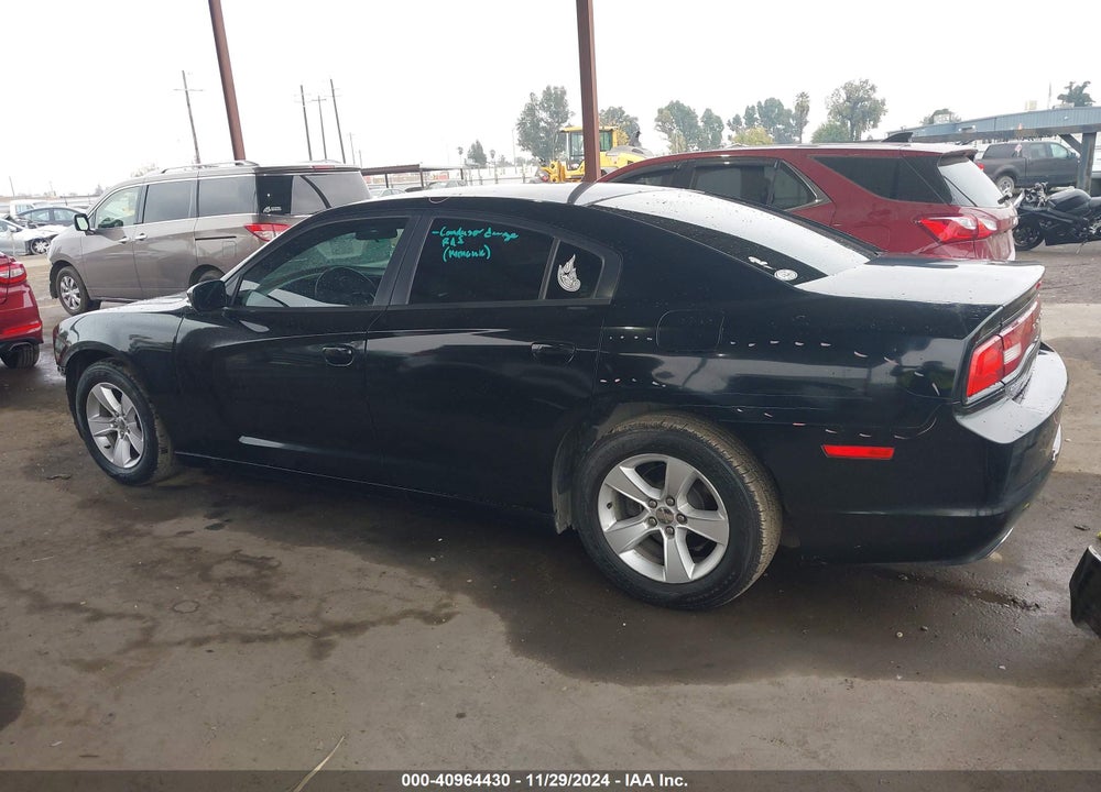 2014 DODGE CHARGER SE VIN: 2C3CDXBG2EH267894