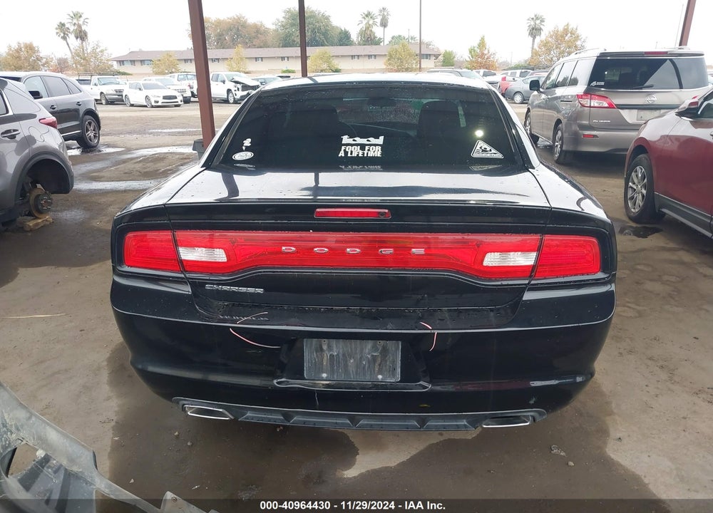 2014 DODGE CHARGER SE VIN: 2C3CDXBG2EH267894