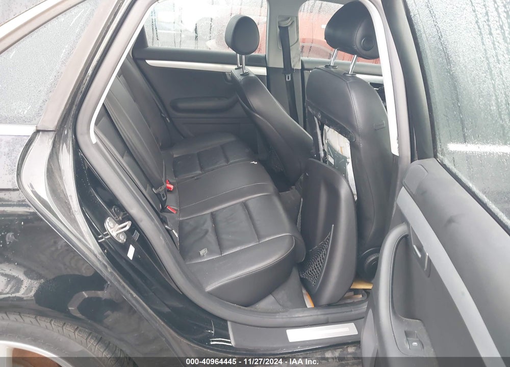 2008 AUDI A4 2.0T VIN: WAUAF78E28A102043