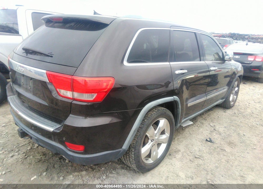 2011 JEEP GRAND CHEROKEE OVERLAND VIN: 1J4RR6GT7BC663738