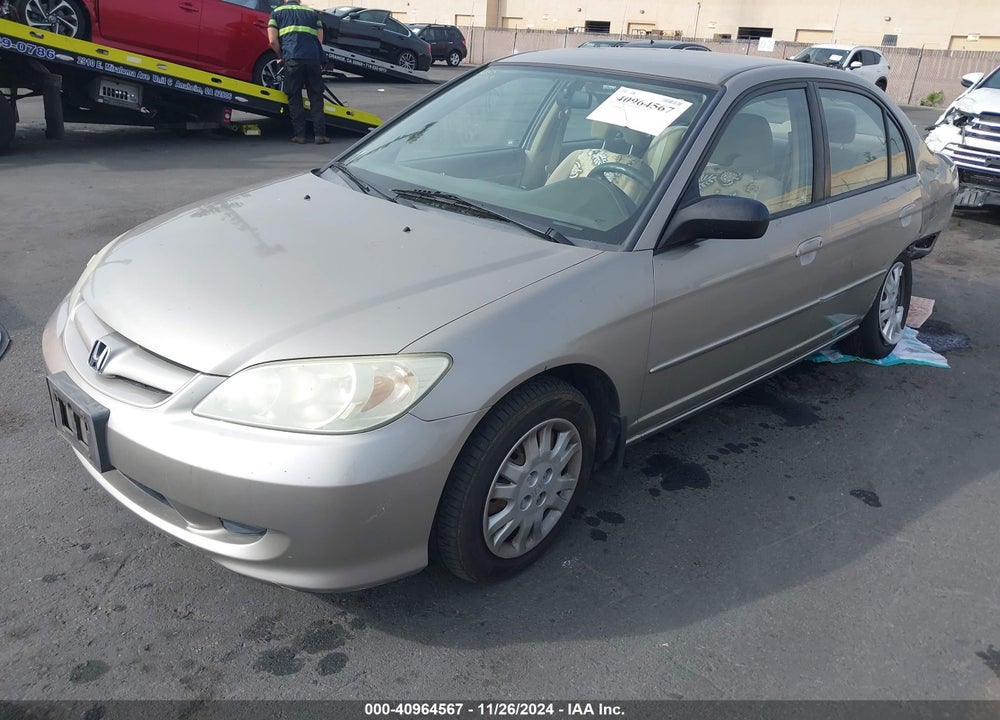2004 HONDA CIVIC LX VIN: 2HGES16564H616331