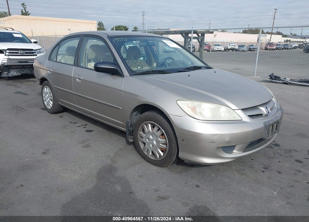 2004 HONDA CIVIC LX VIN: 2HGES16564H616331