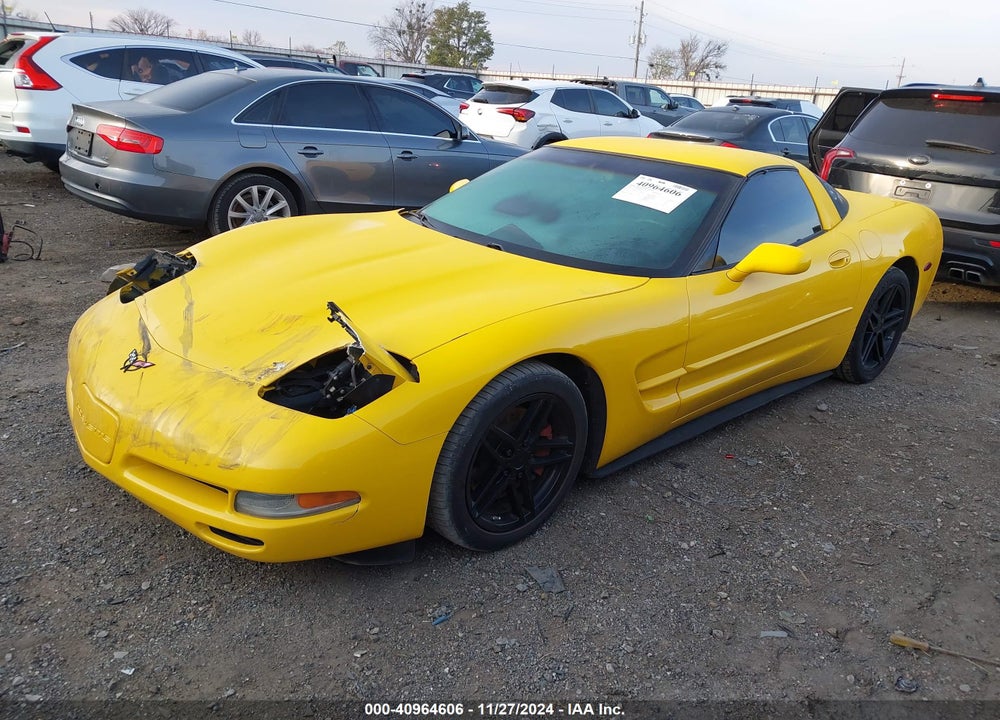 2002 CHEVROLET CORVETTE VIN: 1G1YY22G125107154