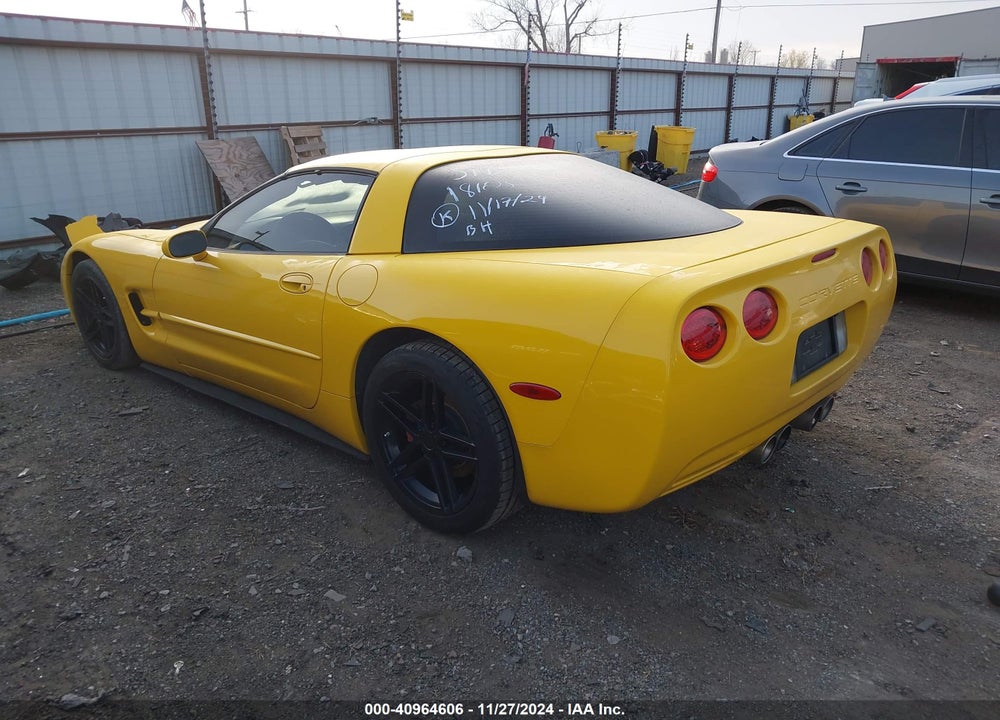 2002 CHEVROLET CORVETTE VIN: 1G1YY22G125107154