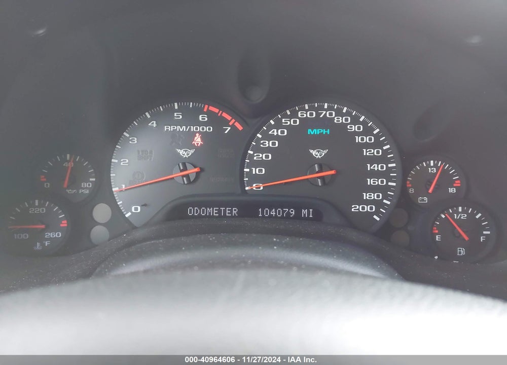 2002 CHEVROLET CORVETTE VIN: 1G1YY22G125107154