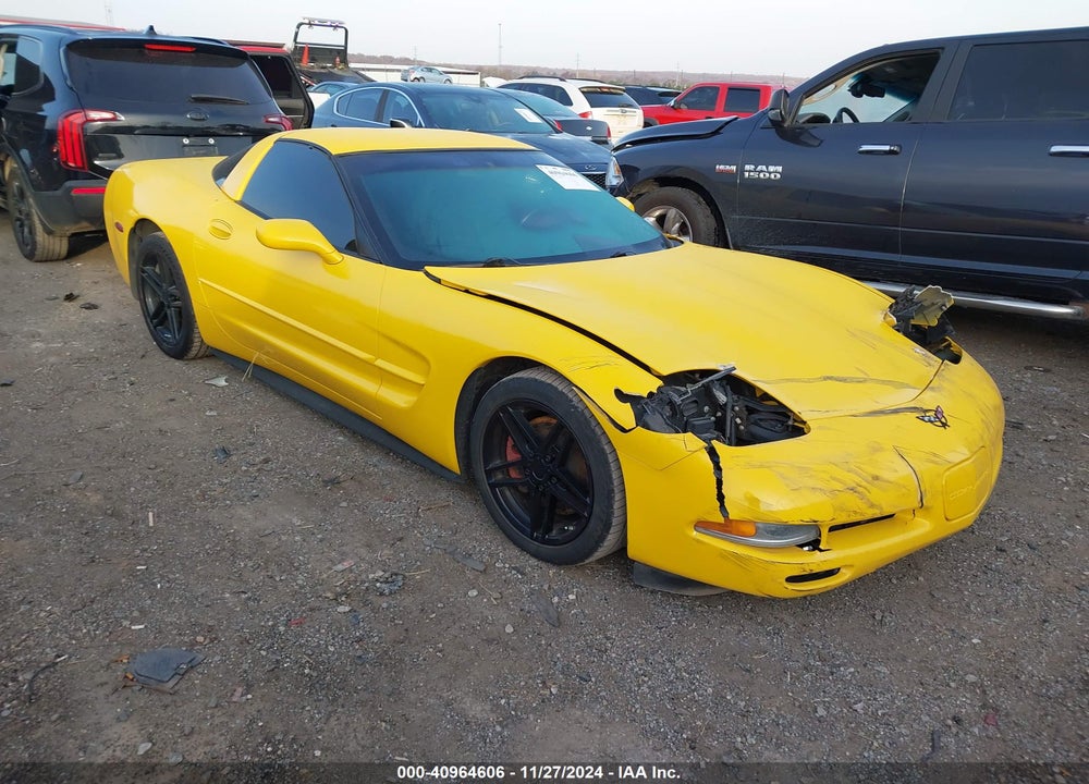 2002 CHEVROLET CORVETTE VIN: 1G1YY22G125107154