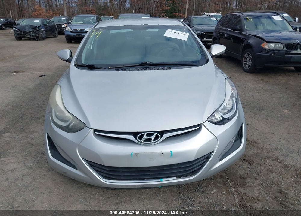 2016 HYUNDAI ELANTRA SE VIN: 5NPDH4AE7GH680570