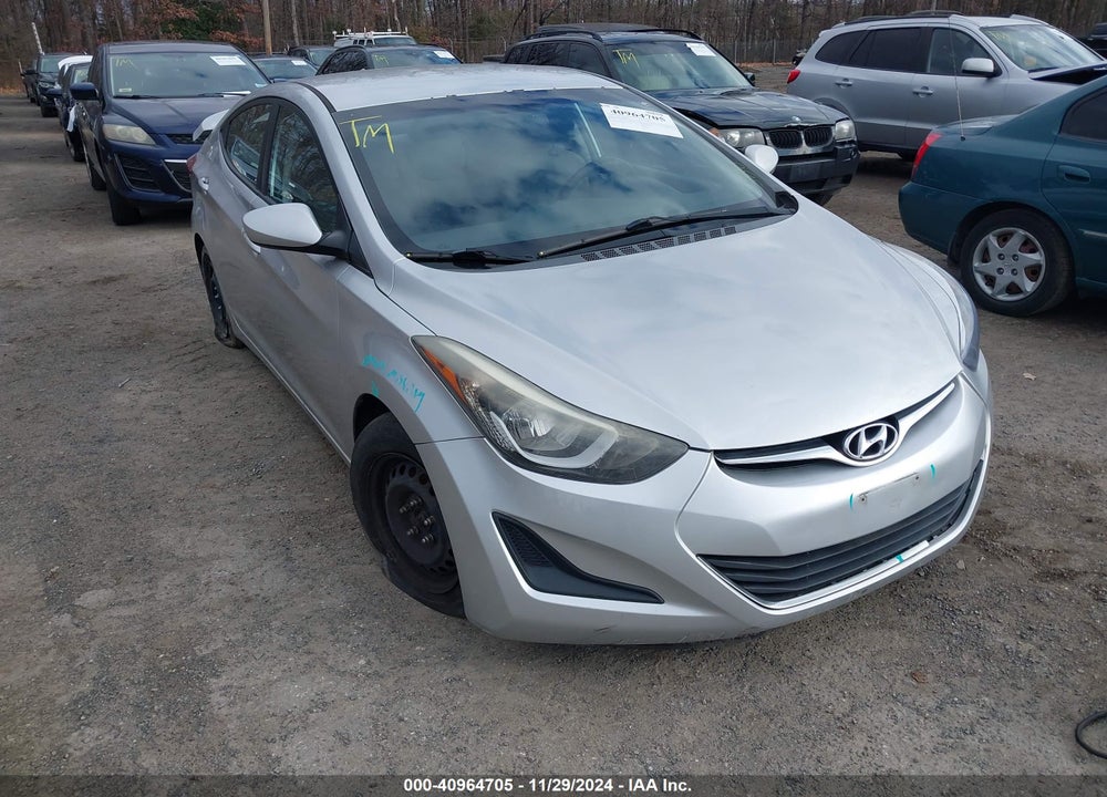 2016 HYUNDAI ELANTRA SE VIN: 5NPDH4AE7GH680570