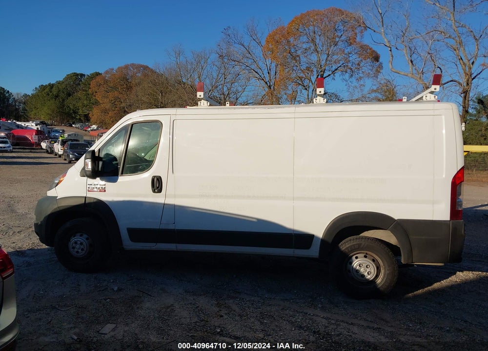 2021 RAM PROMASTER 1500 LOW ROOF 136 WB VIN: 3C6ERVAG1ME500385