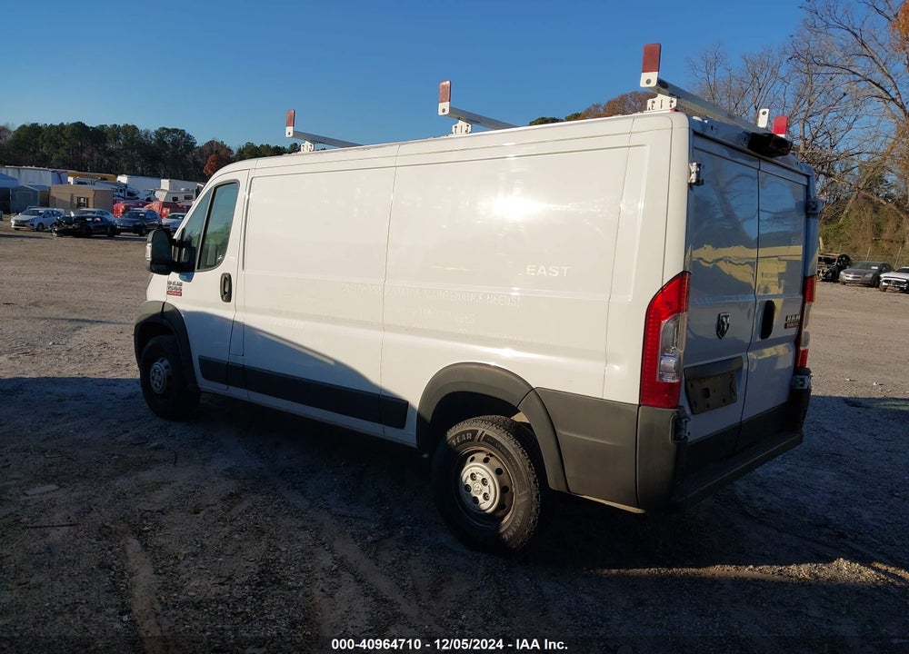2021 RAM PROMASTER 1500 LOW ROOF 136 WB VIN: 3C6ERVAG1ME500385